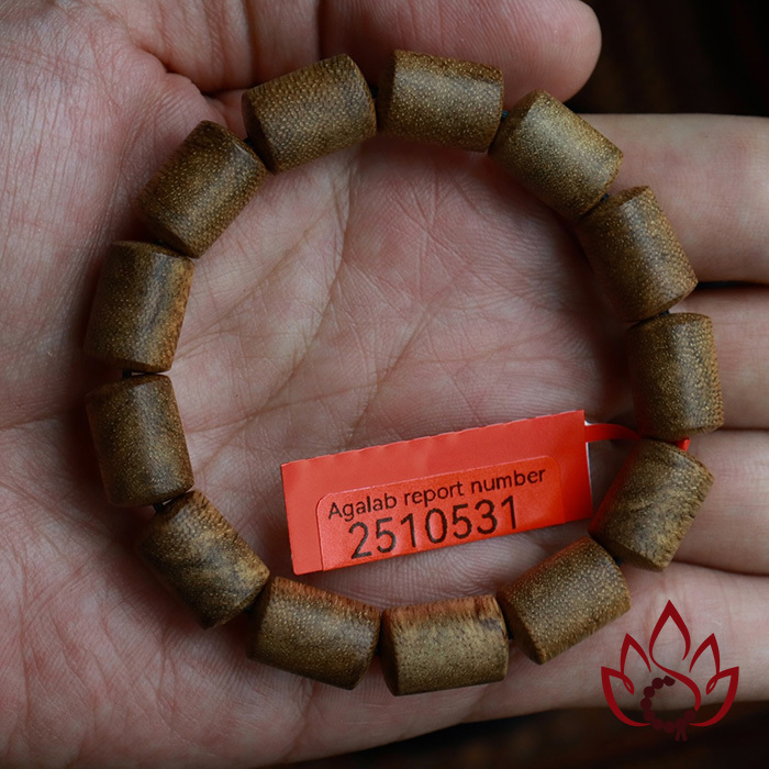 Vòng Trầm Hương Lu Thống | 10 Ly | Trầm Tốc Kiến Tự Nhiên Lâu Năm